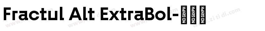 Fractul Alt ExtraBol字体转换